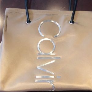 BRAND NEW CALVIN KLEIN DARK BEIGE TOTE